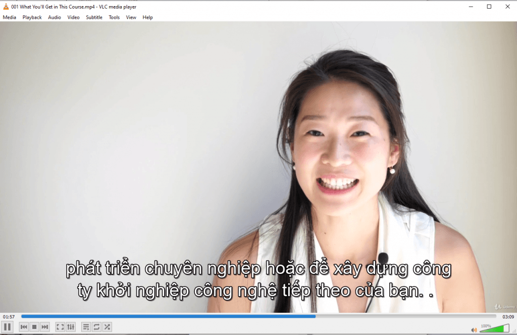 Cách xem Khóa học Udemy có phụ đề trên PC với VLC Player 3.png